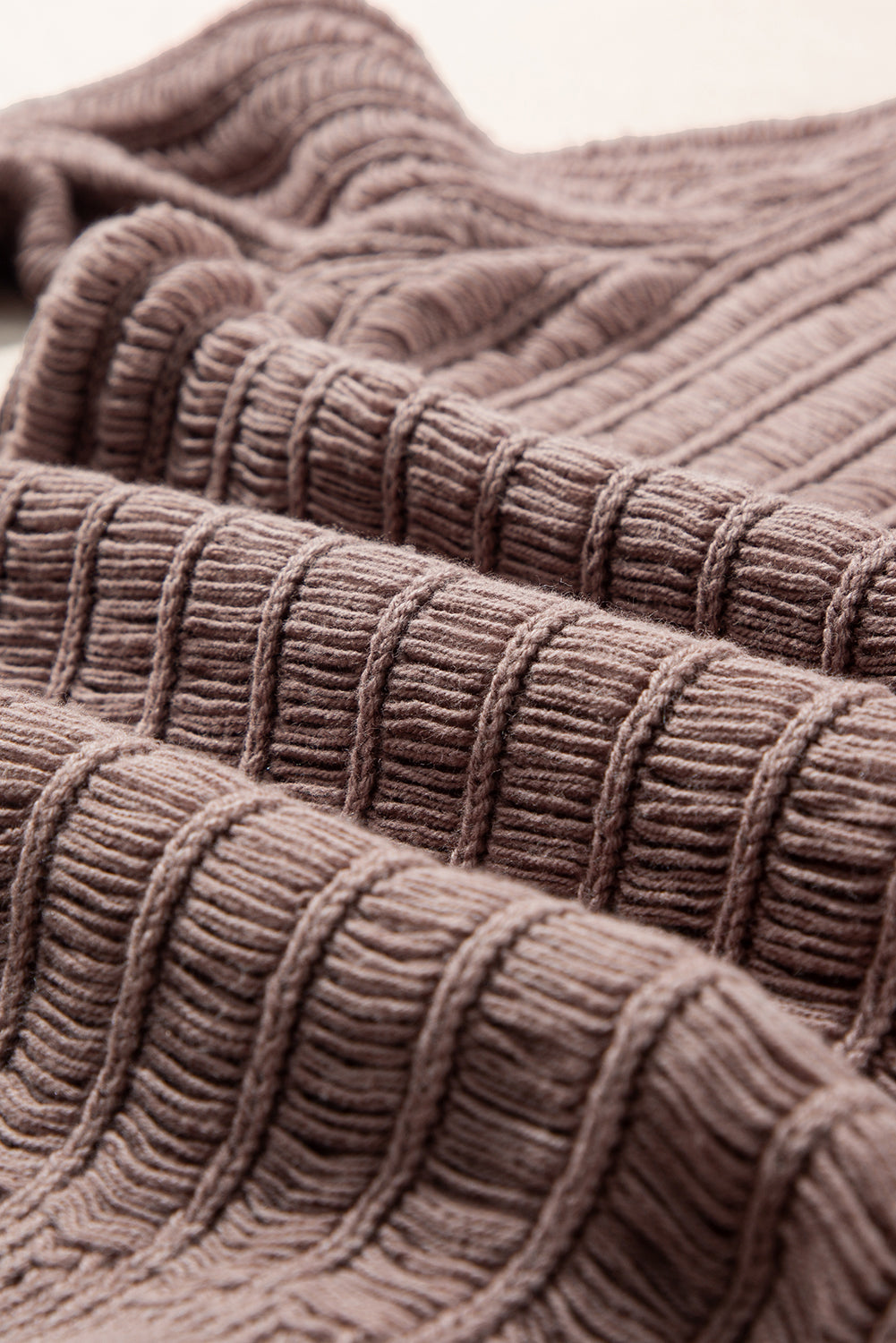 goat cut out textured knit buttoned cardigan