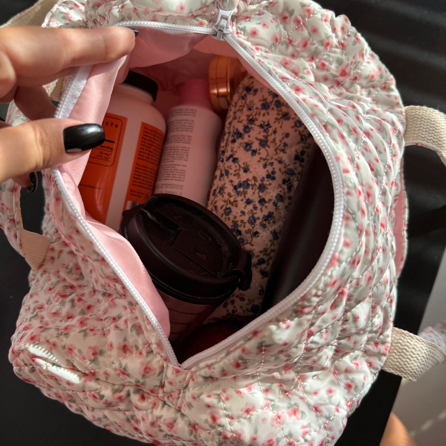peony mini duffel bag