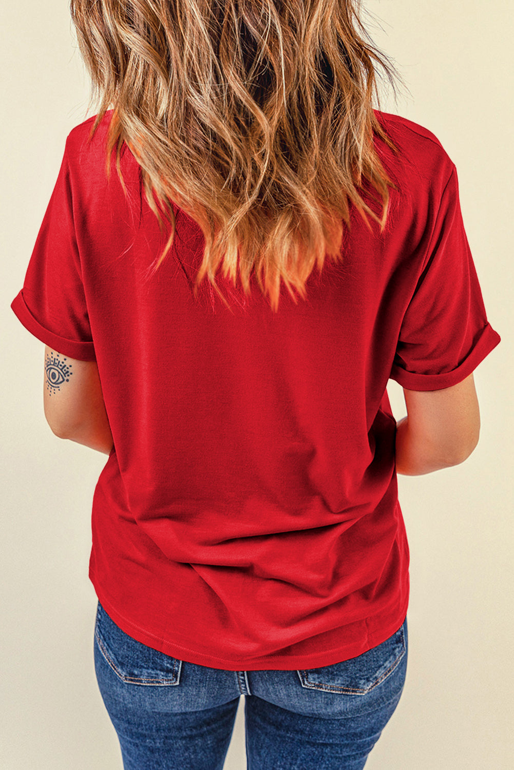 round neck short sleeve t-shirt