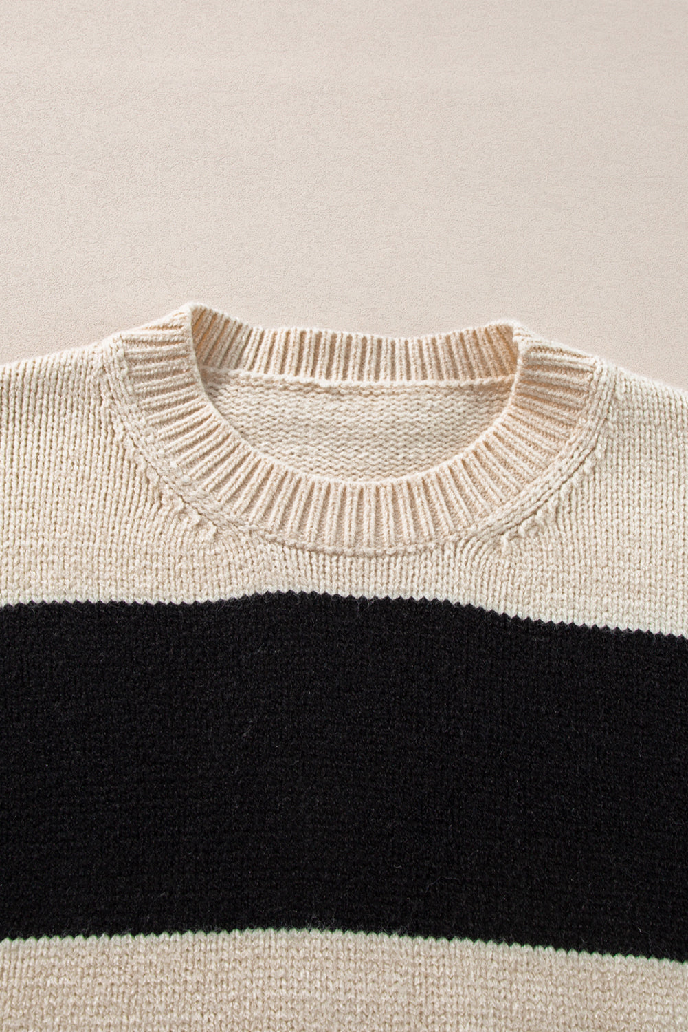 jet stream colorblock loose pullover sweater
