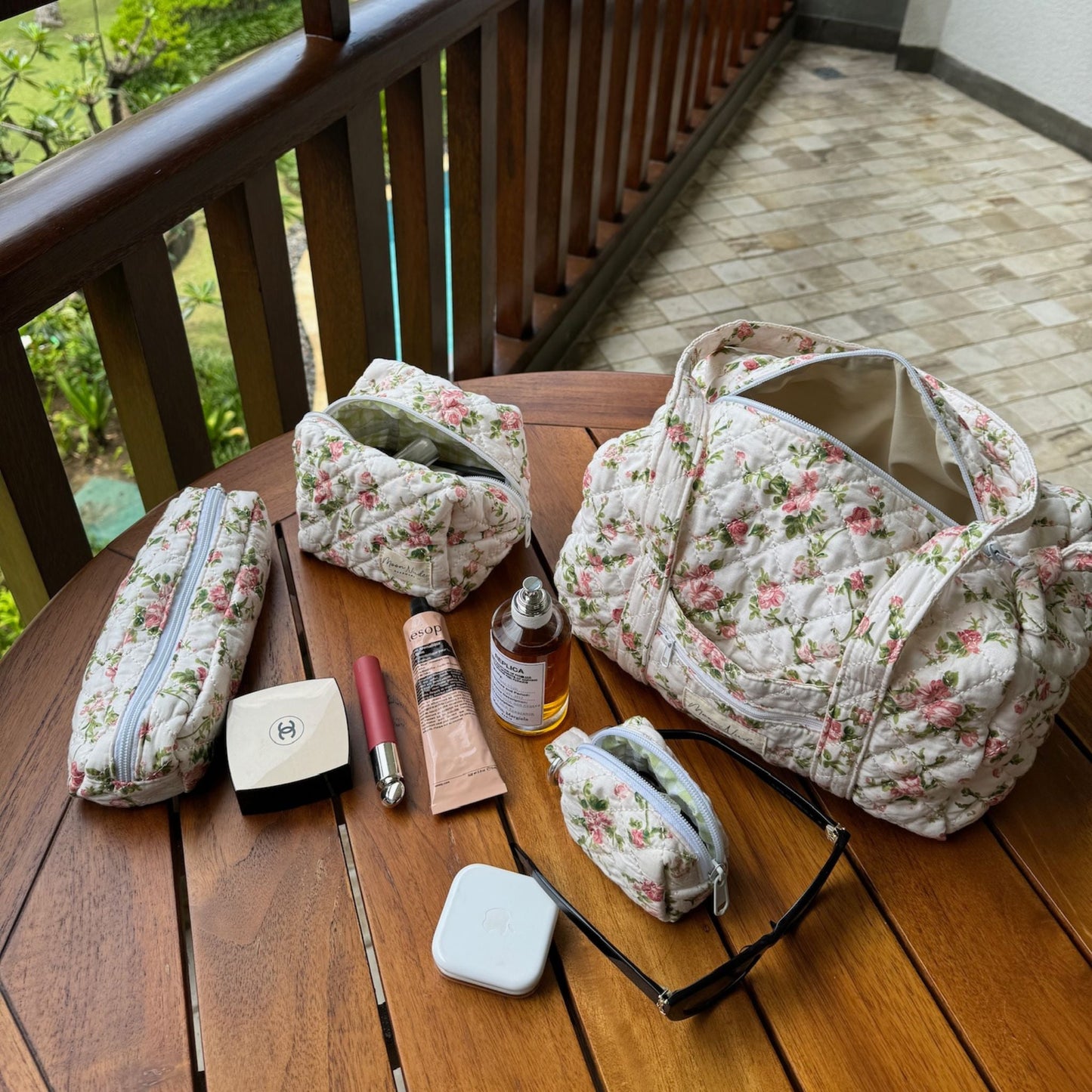 roze pencil case