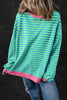 Sky Blue Stripe / 2XL / 95%Cotton+5%Elastane