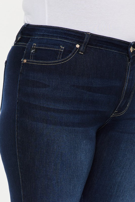 plus high rise ankle skinny jeans