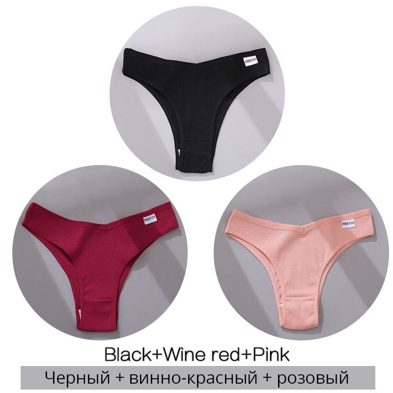women cotton underwear women thong sexy underwear