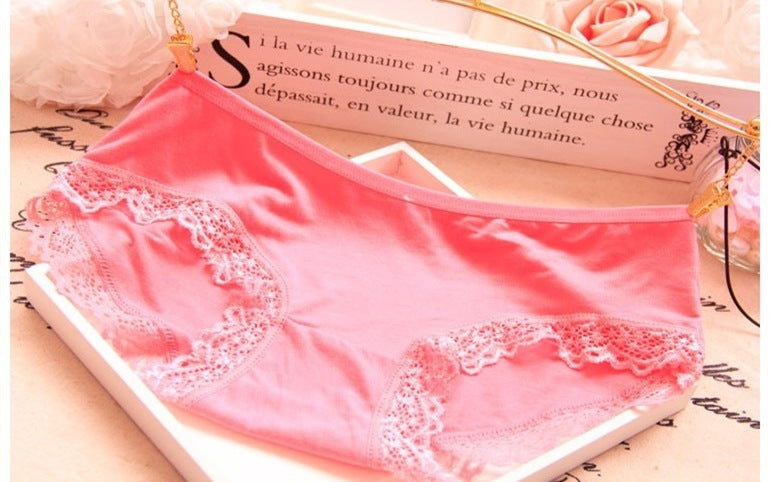 modal bamboo charcoal fiber underwear black red lace underwear women's underwear