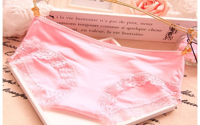 modal bamboo charcoal fiber underwear black red lace underwear women's underwear