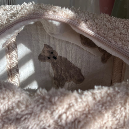 Teddy Mini Makeup Bag