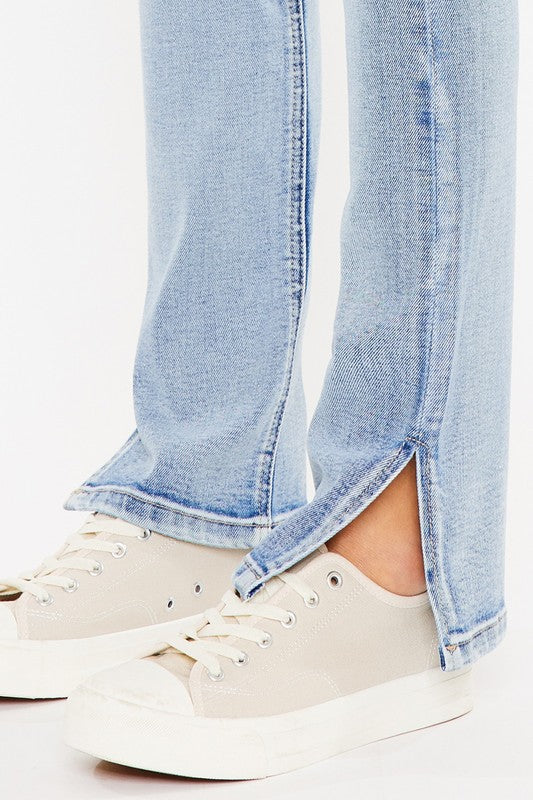mid rise y2k bootcut jeans