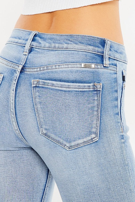 mid rise y2k bootcut jeans