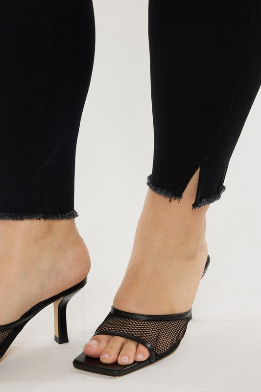 plus high rise ankle skinny jeans