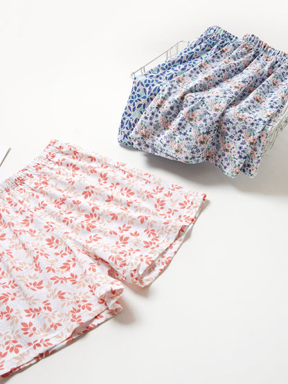 Ladies Pure Cotton Boxer Shorts