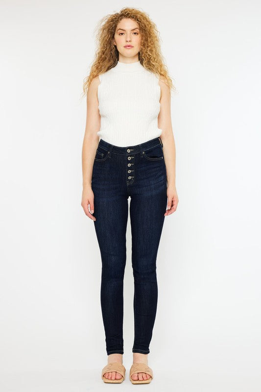curvy fit high rise super skinny jeans