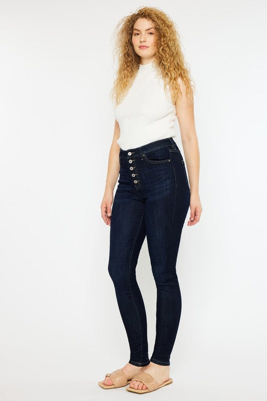 curvy fit high rise super skinny jeans