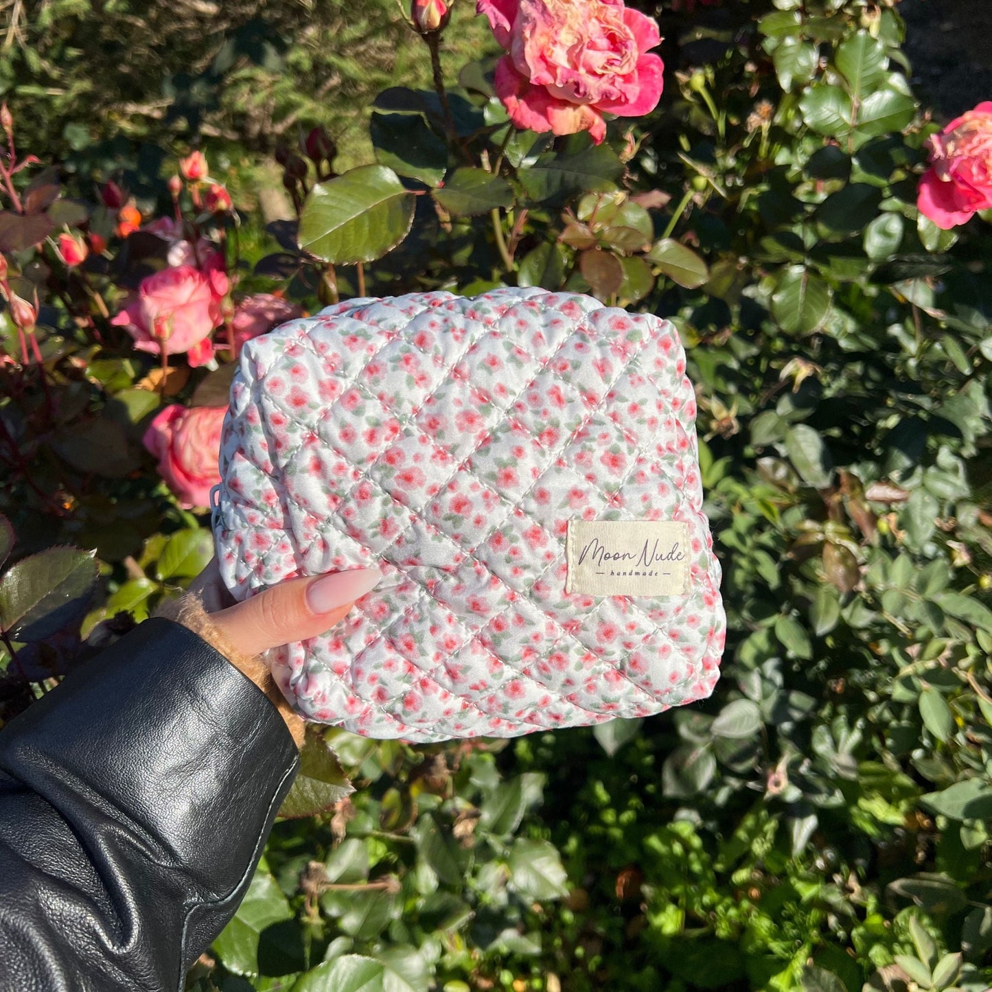 peony mini makeup bag