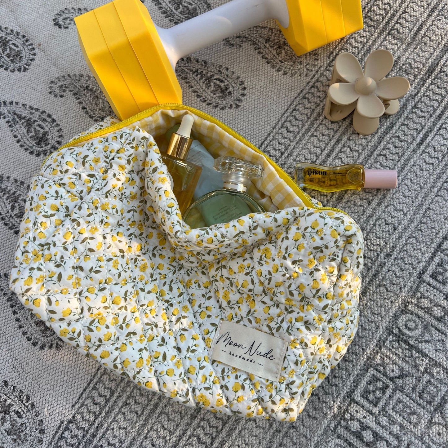 buttercup large makeup bag