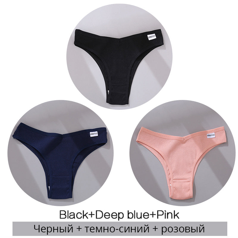 women cotton underwear women thong sexy underwear