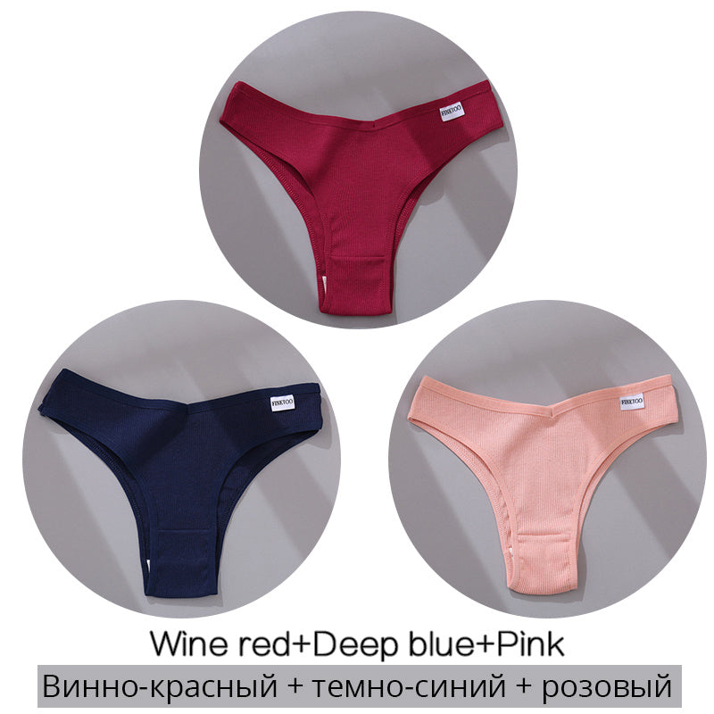 women cotton underwear women thong sexy underwear