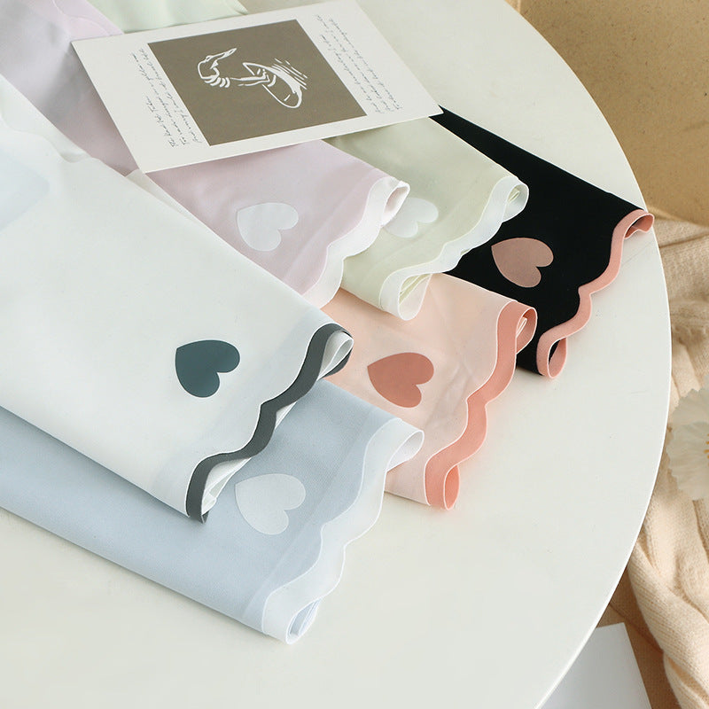 fashion seamless ice silk underwear women