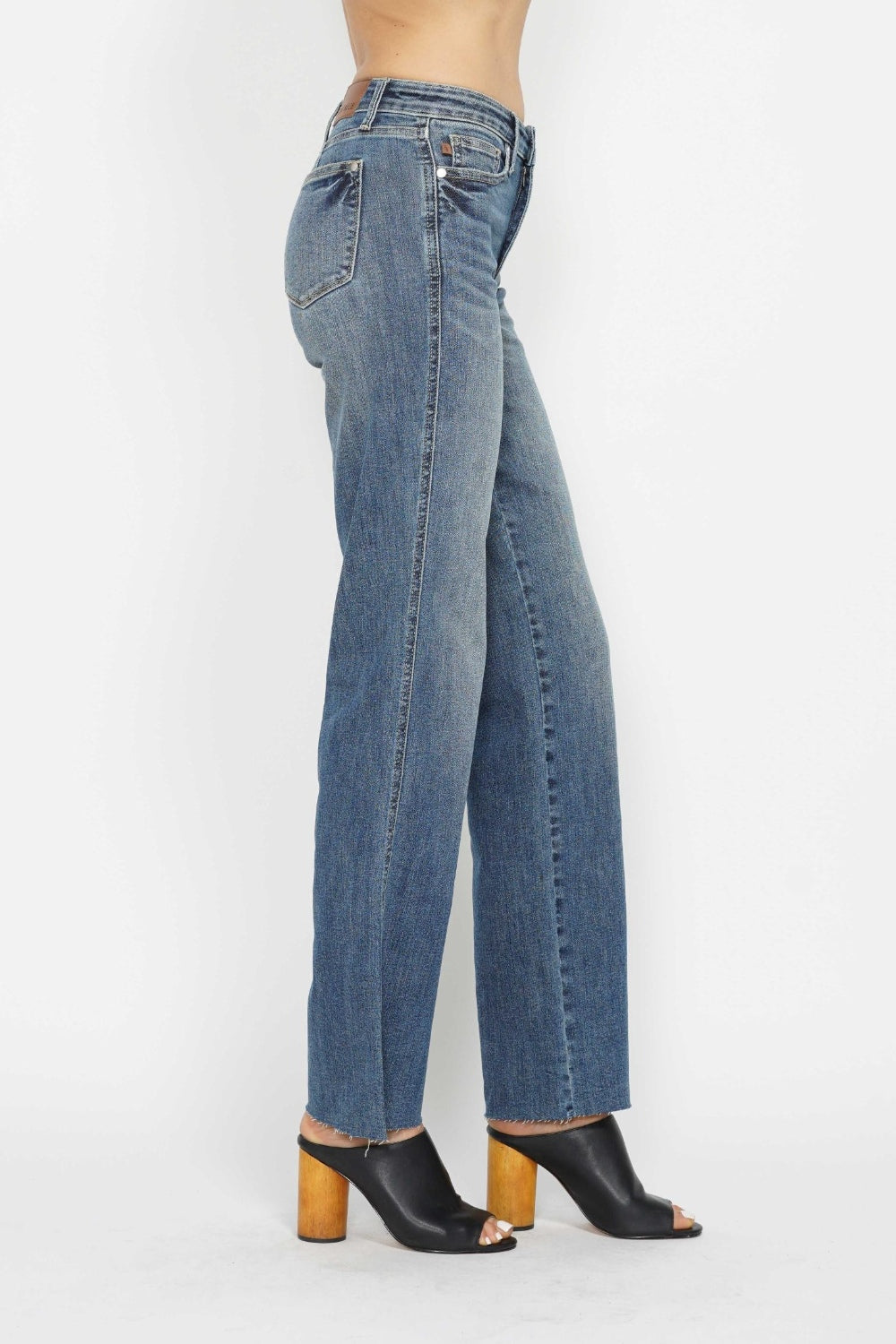 judy blue full size tummy control straight jeans