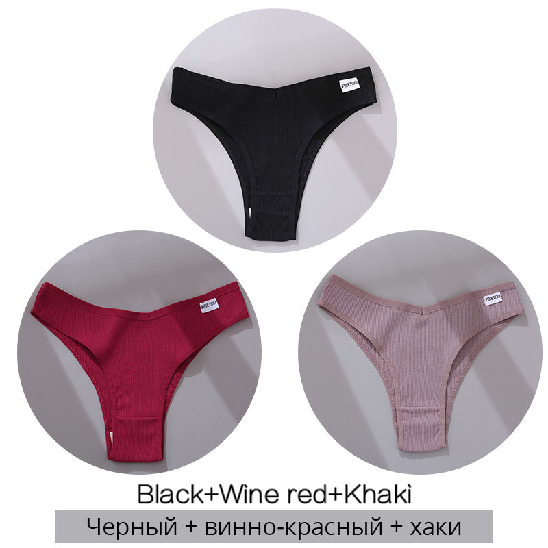 women cotton underwear women thong sexy underwear