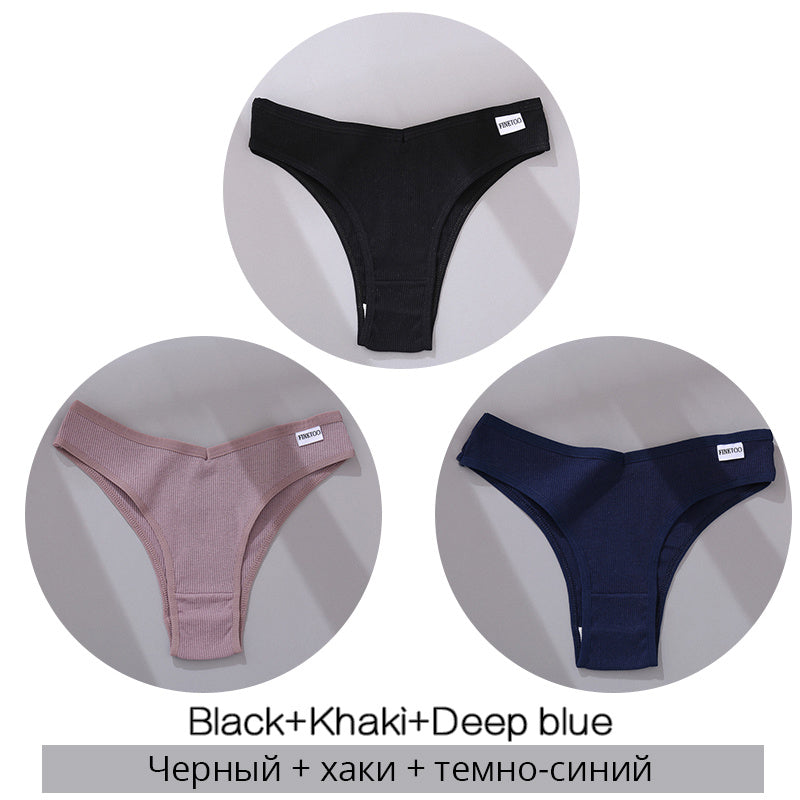 women cotton underwear women thong sexy underwear