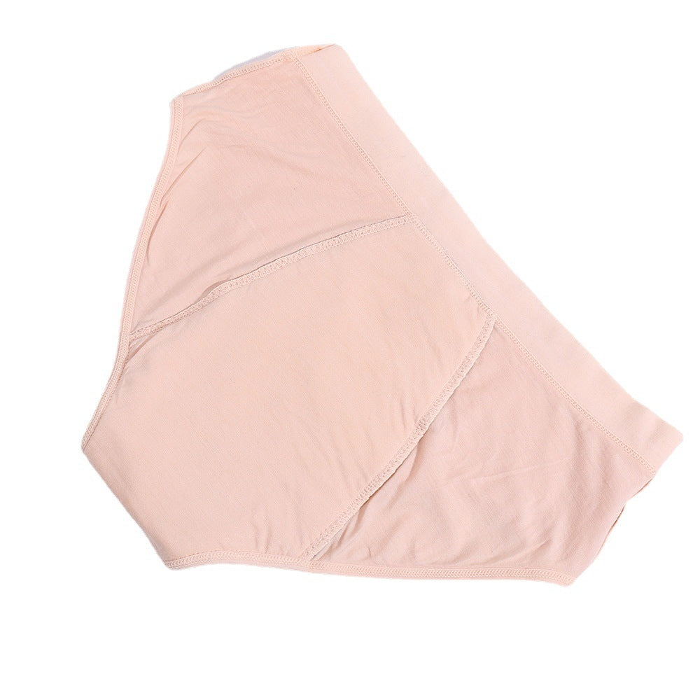 women's plus size four-layer bamboo fiber anti-leakage physiological underwear
