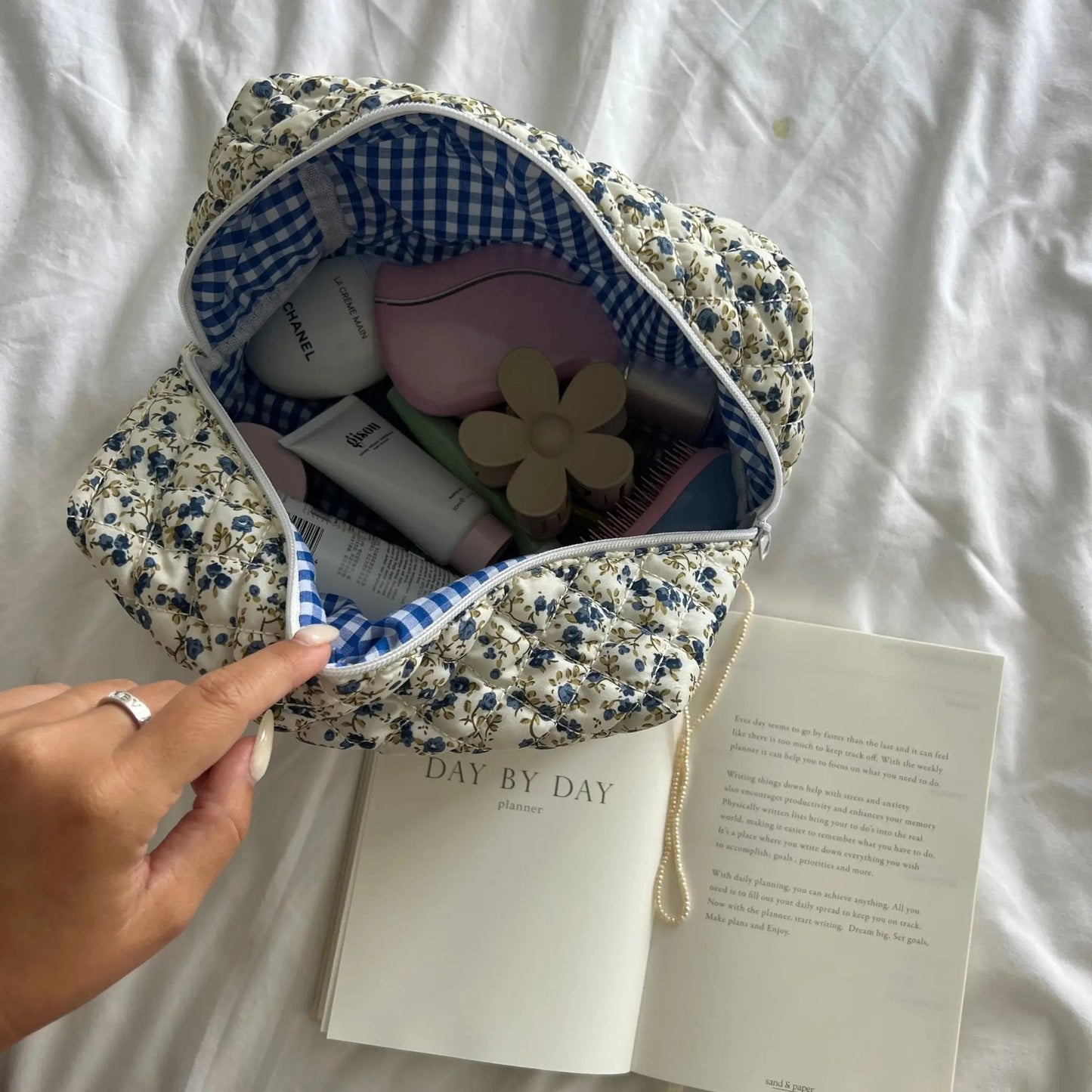 spring large makeup bag