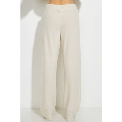 Colorful bow allover print soft loungewear set