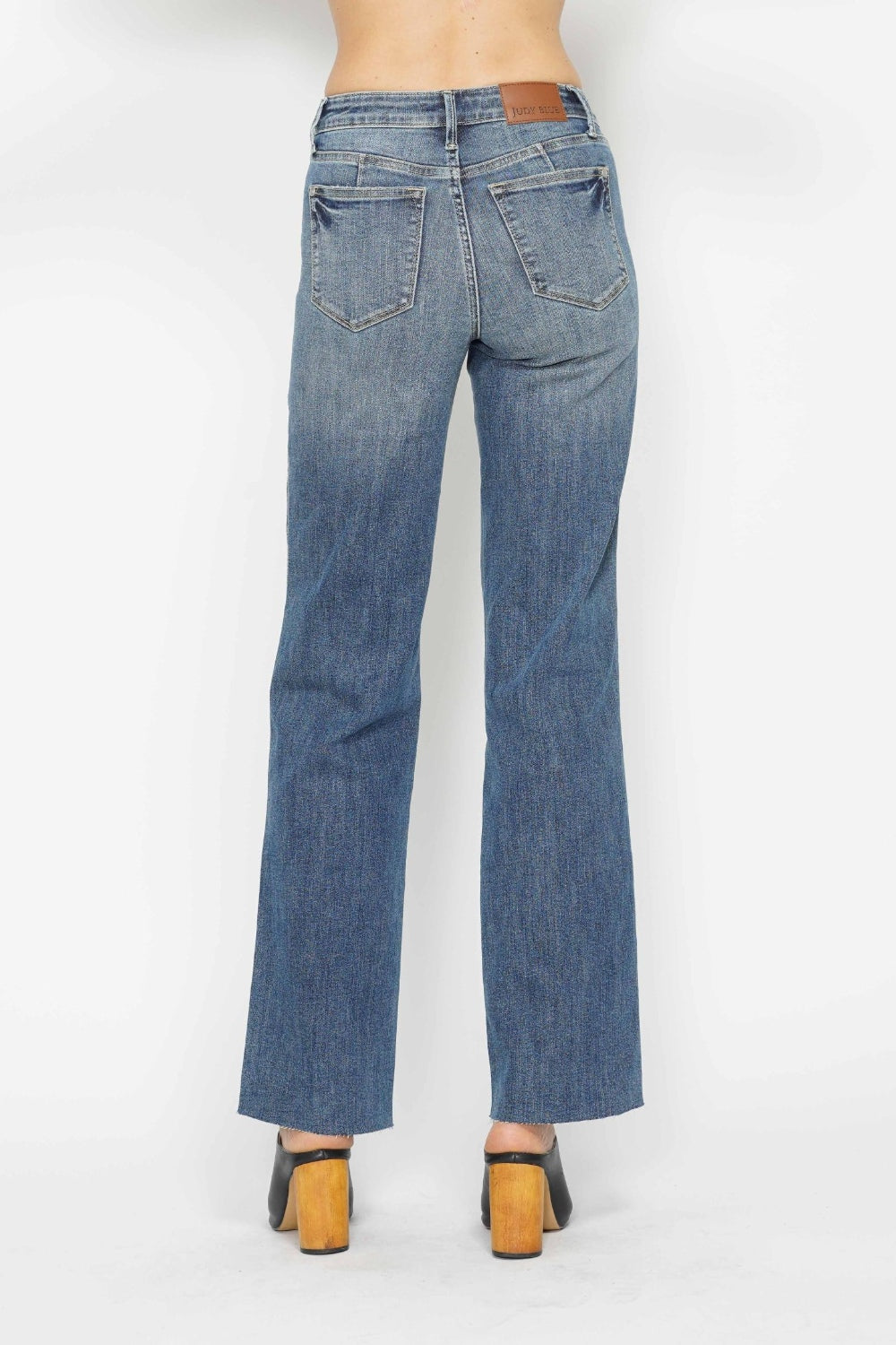 judy blue full size tummy control straight jeans