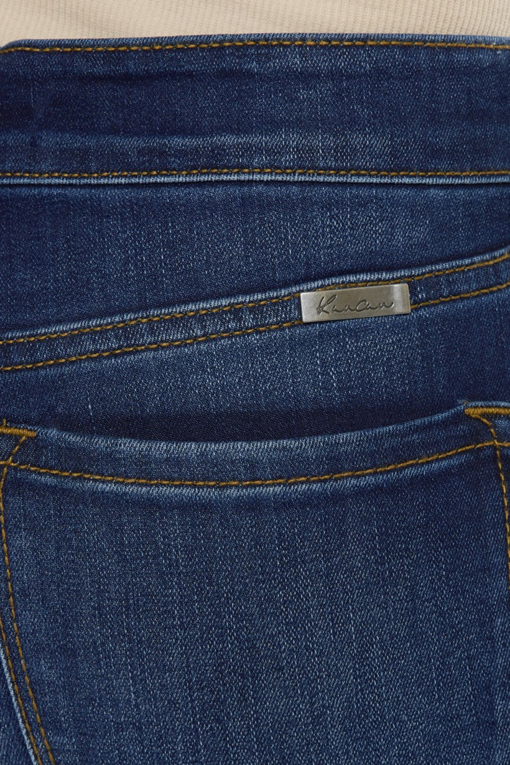kancan mid rise gradient skinny jeans