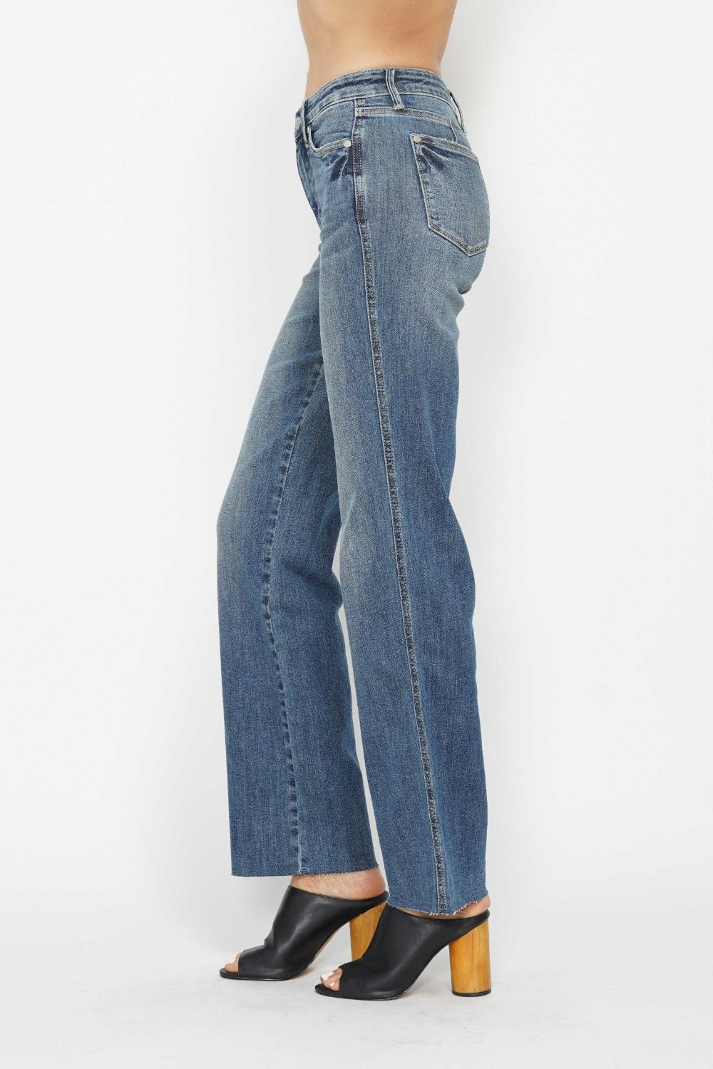 judy blue full size tummy control straight jeans