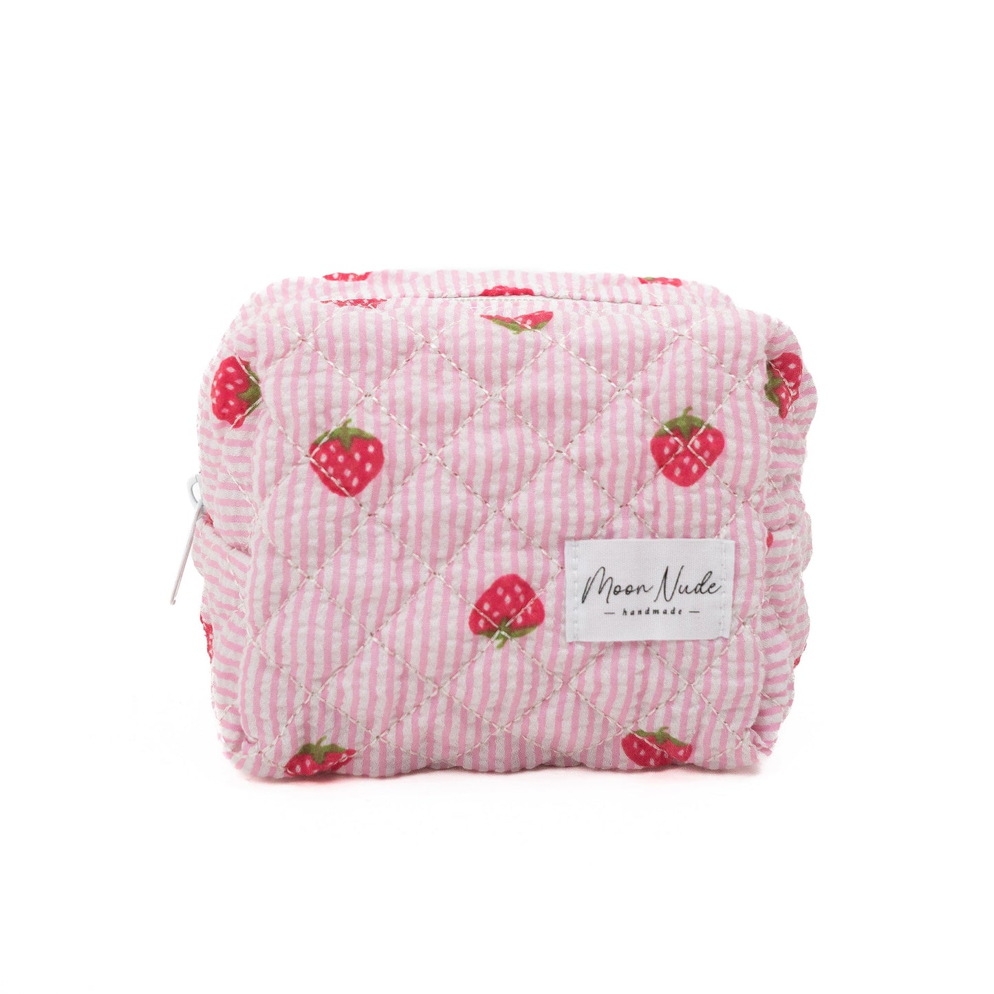 strawberry mini makeup bag