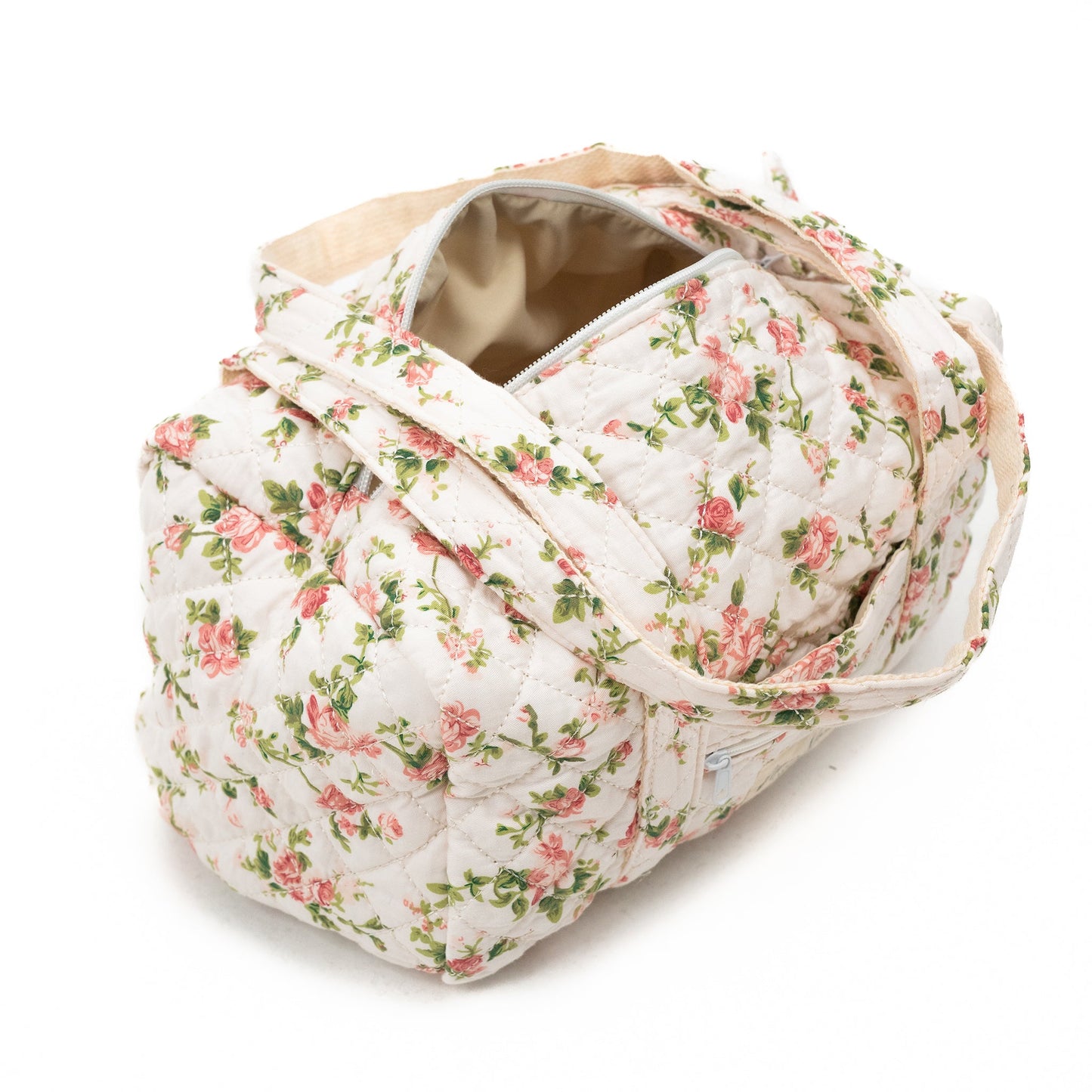 roze mini duffel bag