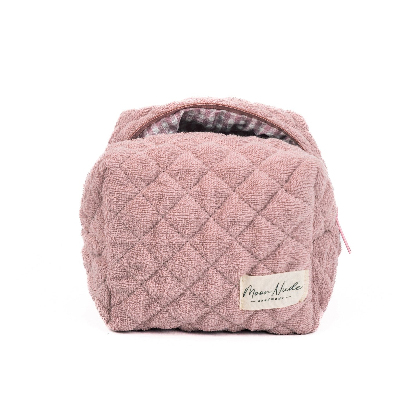 blush mini makeup bag