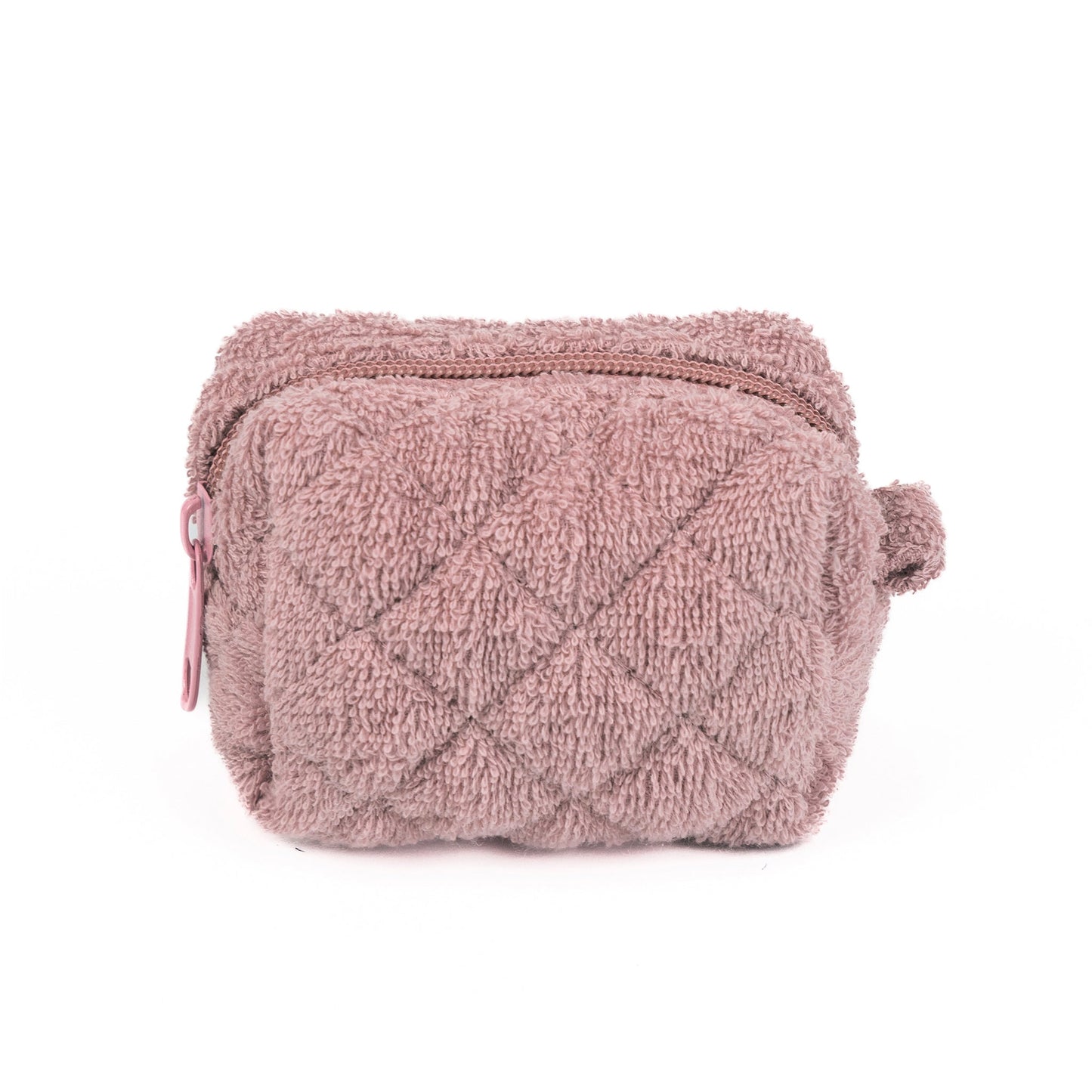 blush keychain bag