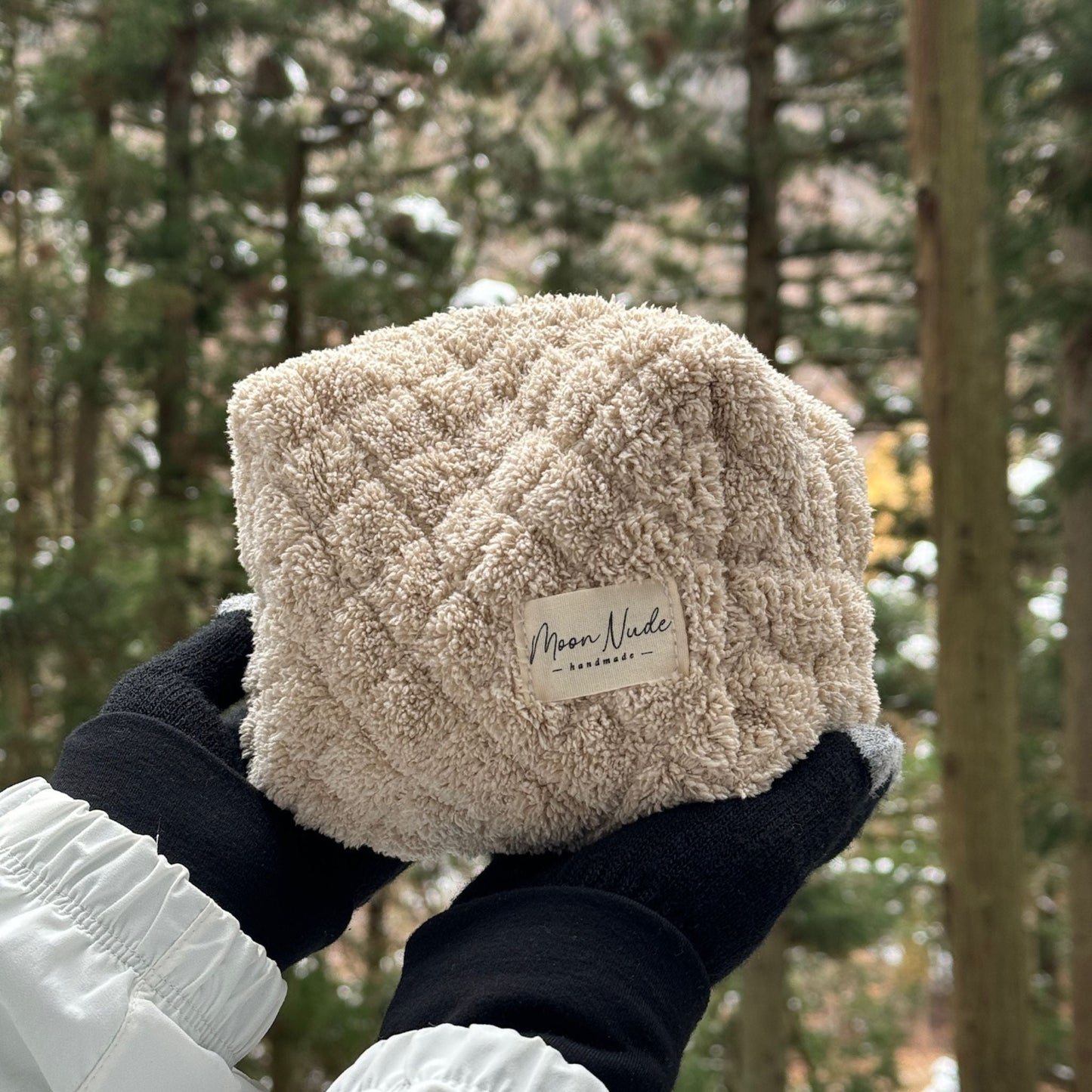 teddy mini makeup bag