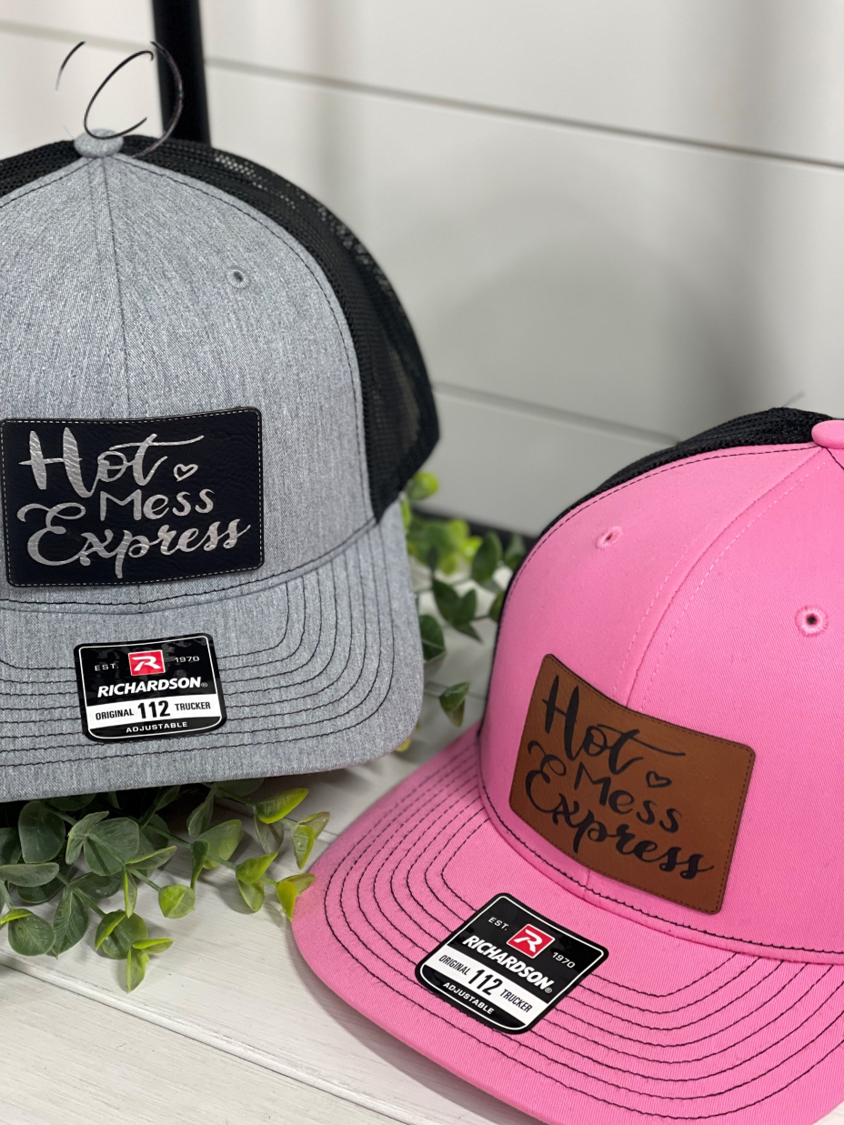 adult hot mess express patch snapback hat