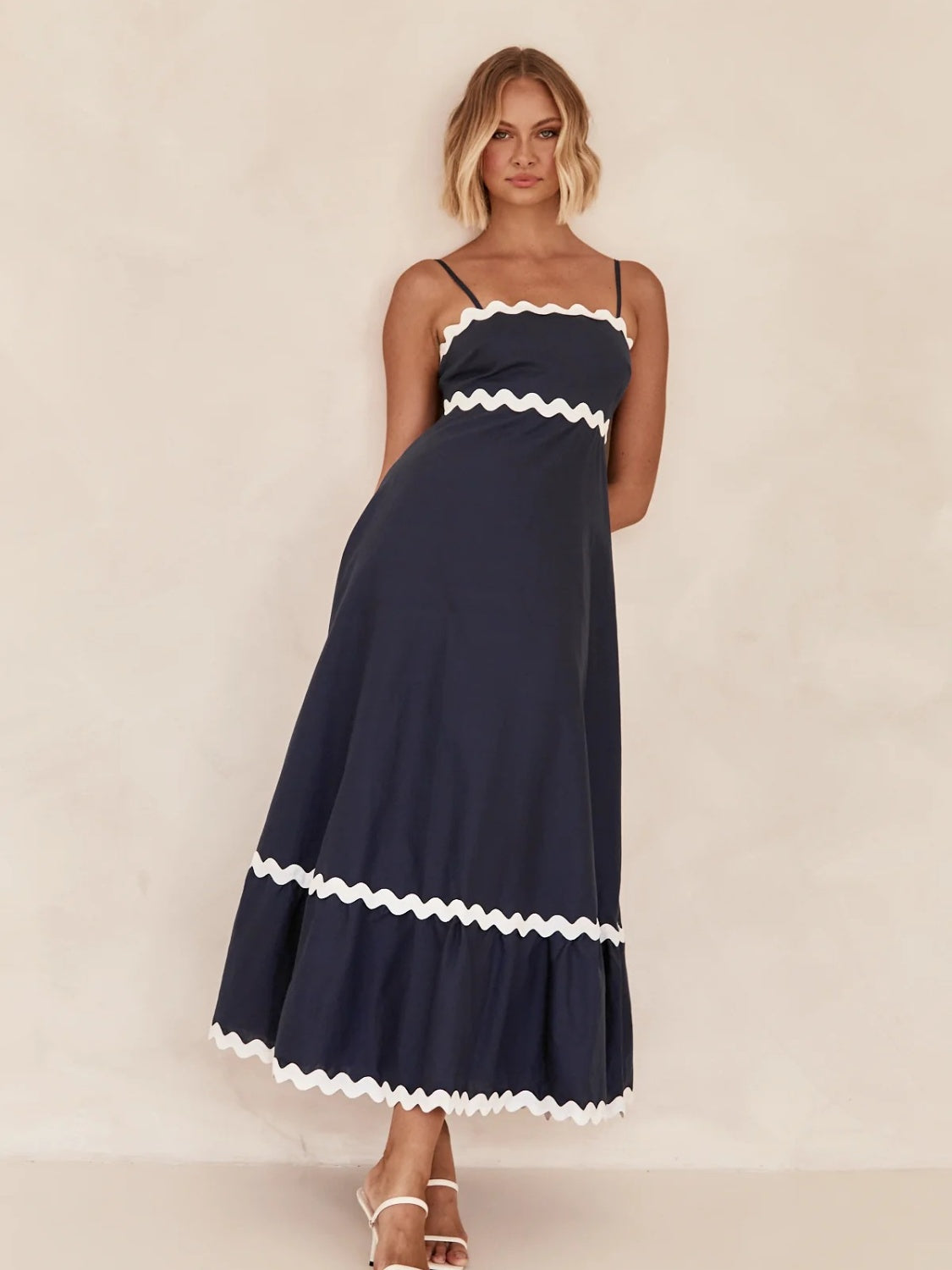 spaghetti strap maxi dress