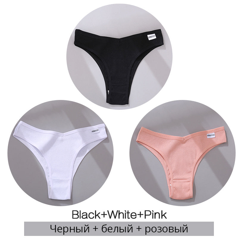 women cotton underwear women thong sexy underwear