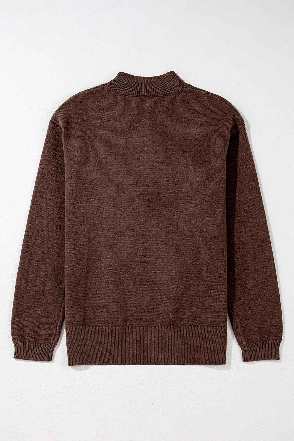 coffee western howdy boot graphic high neck sweater