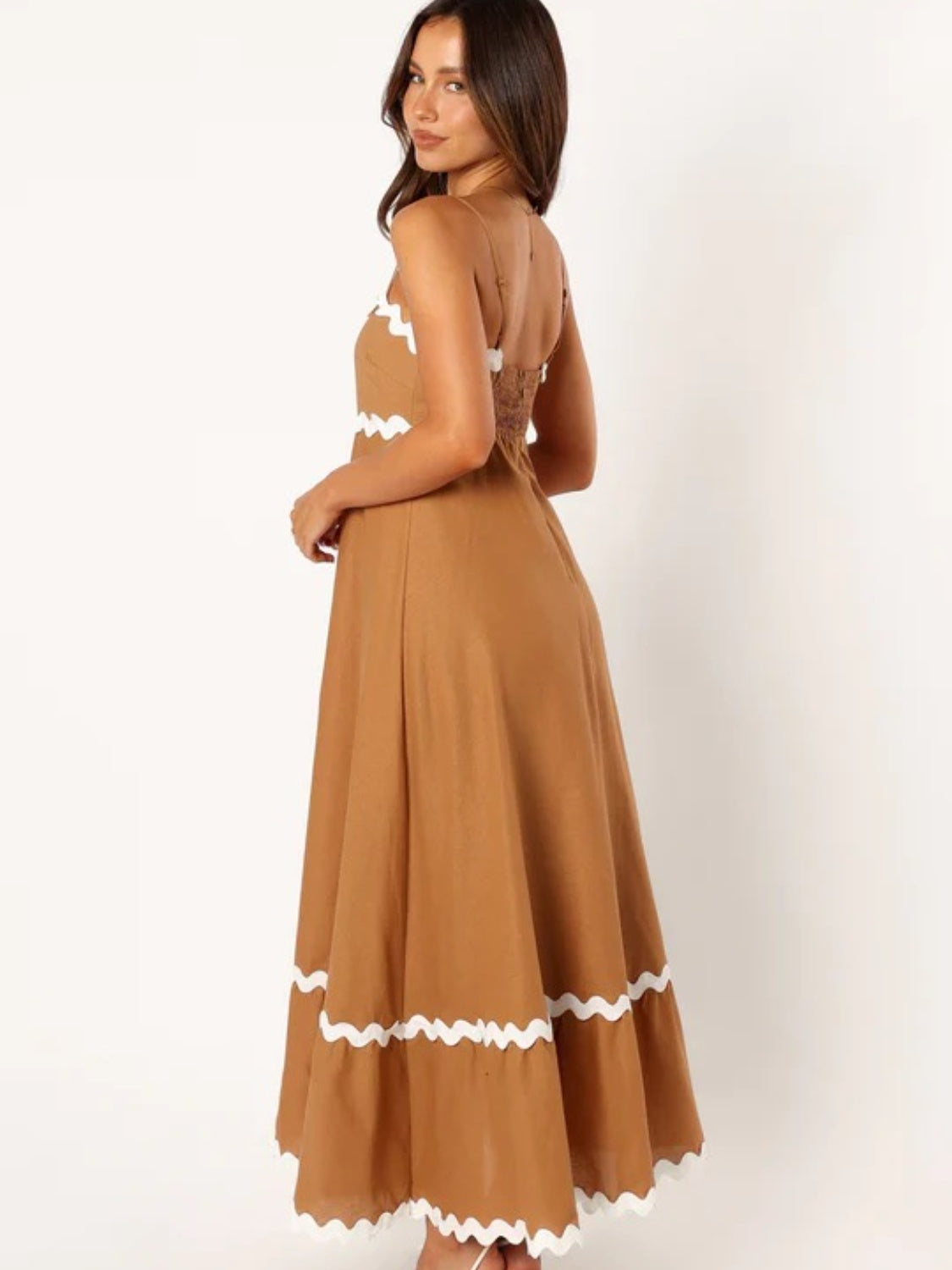 spaghetti strap maxi dress