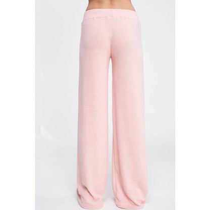 Colorful bow allover print soft loungewear set