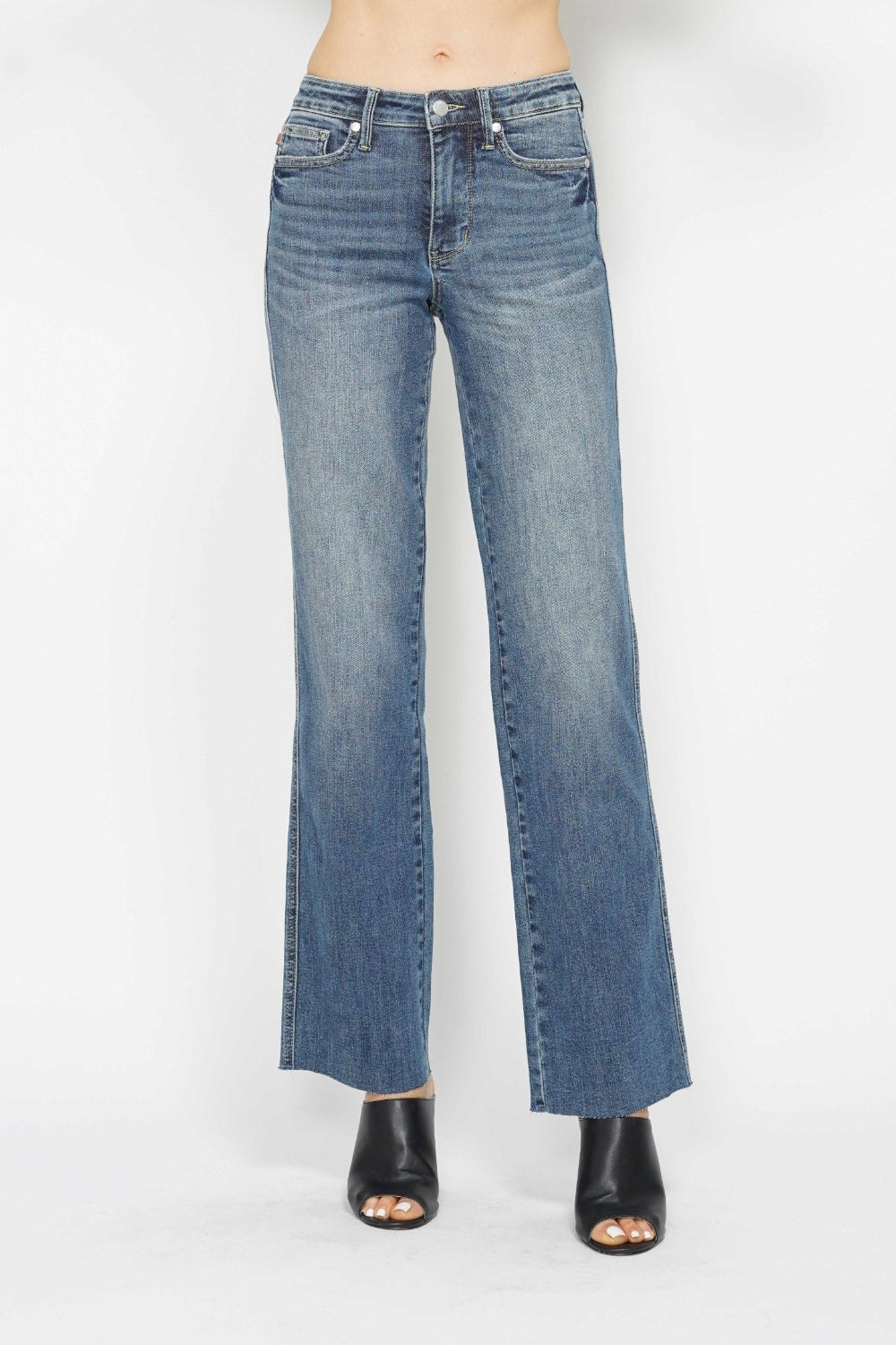 judy blue full size tummy control straight jeans