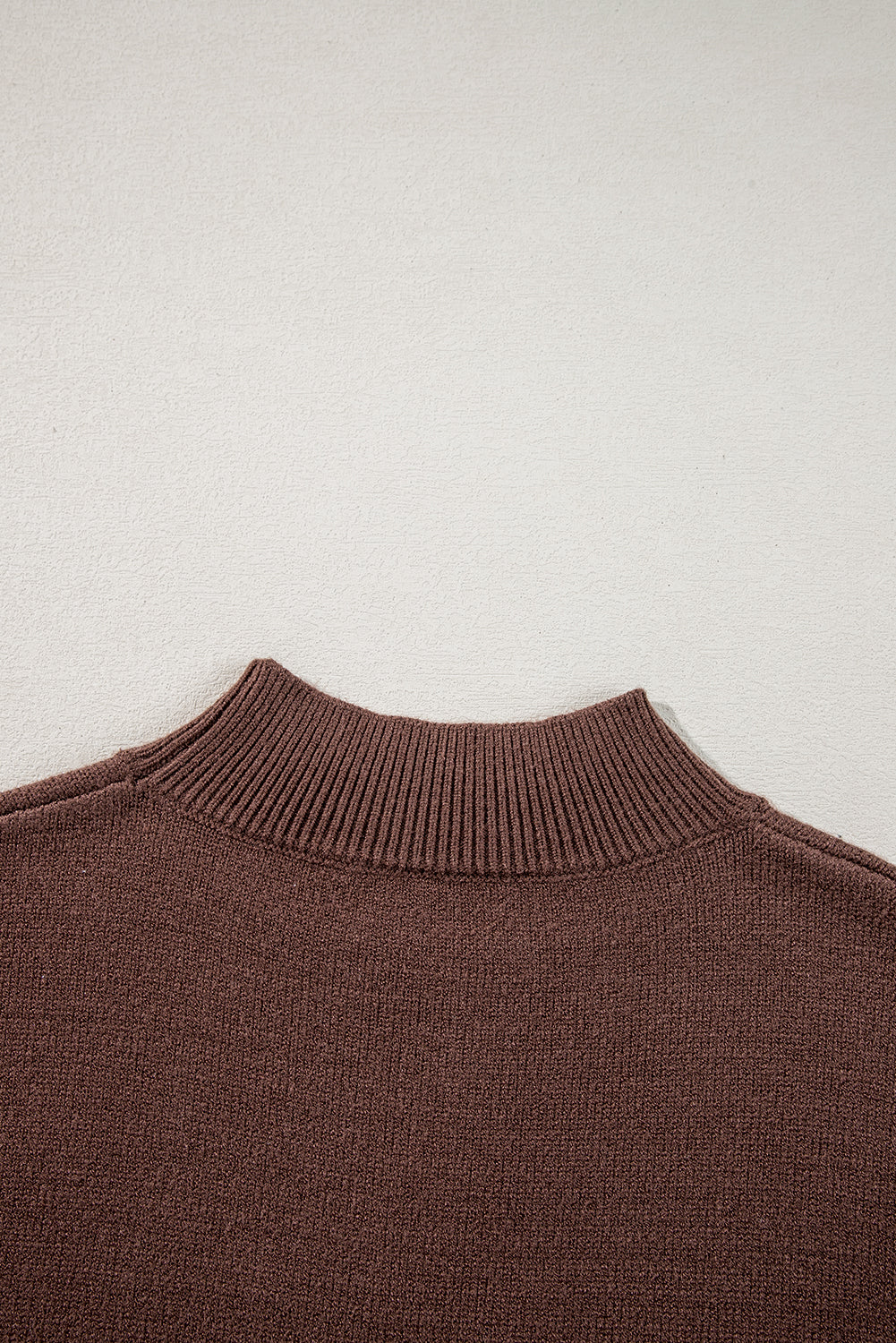coffee western howdy boot graphic high neck sweater