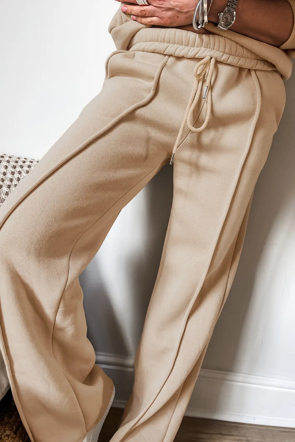 zip up long sleeve top and pants set