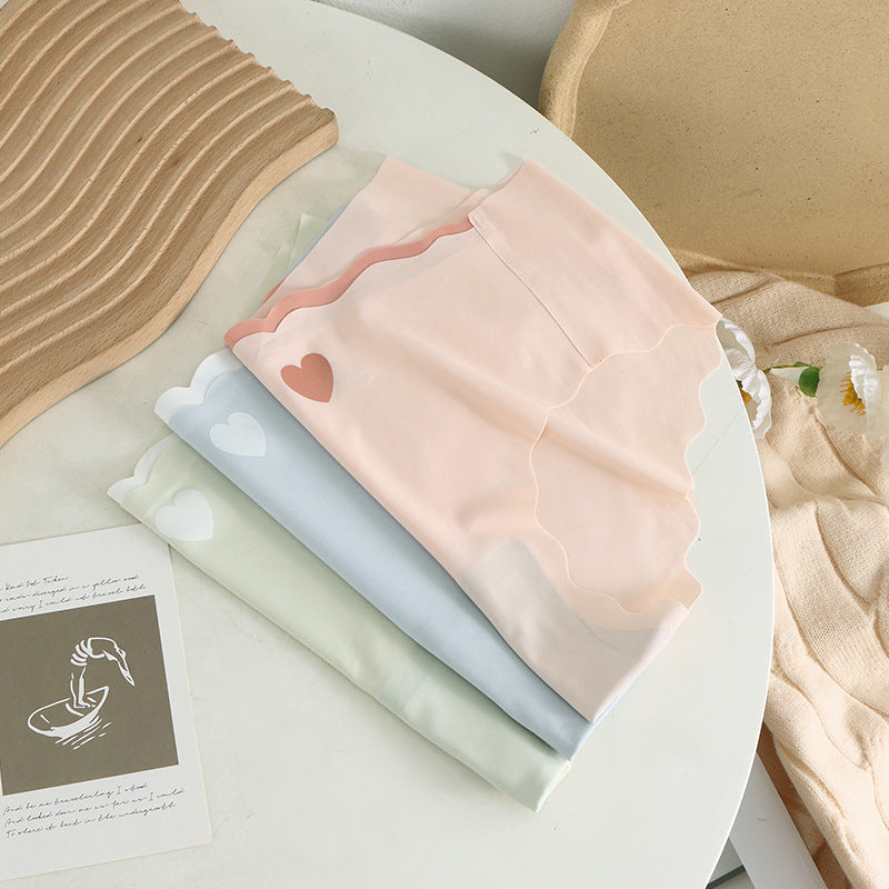 fashion seamless ice silk underwear women