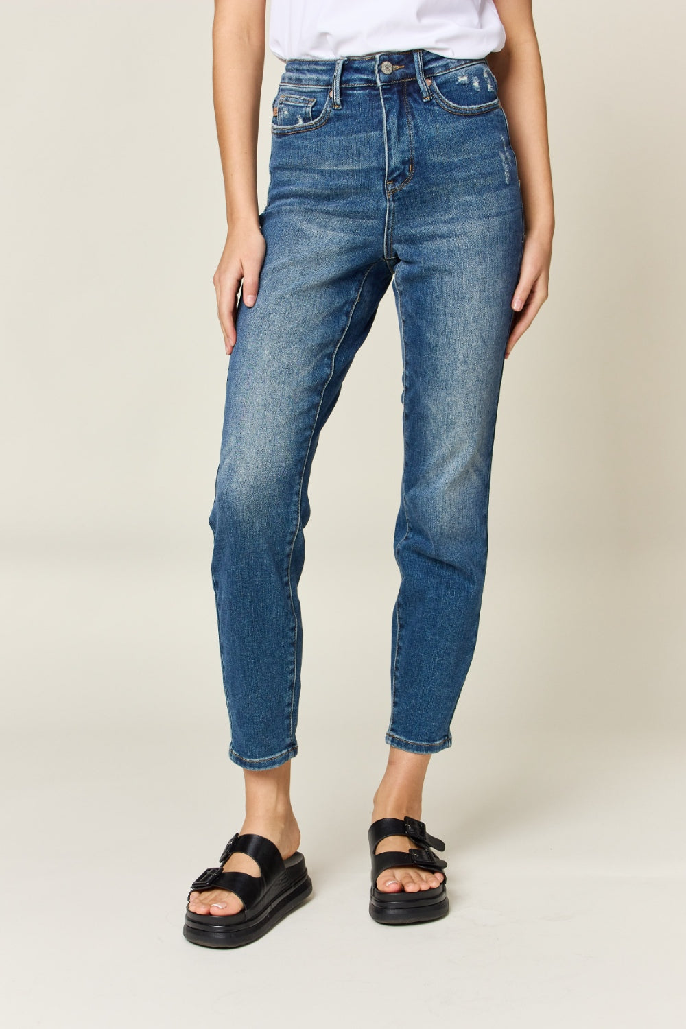judy blue full size tummy control high waist slim jeans