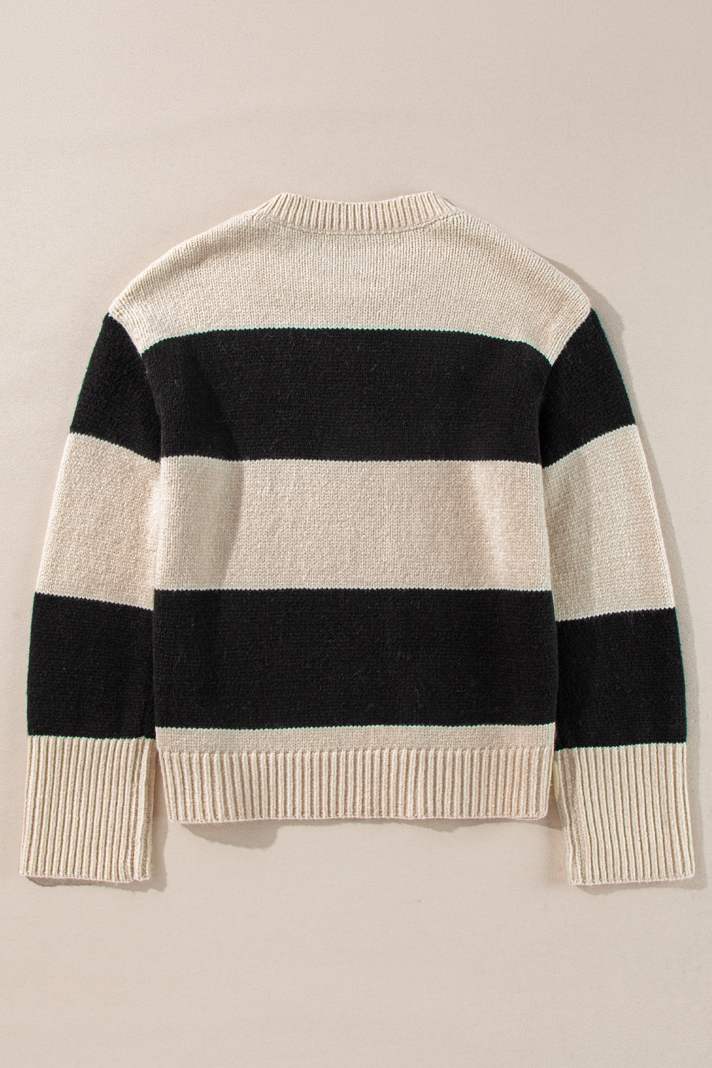 jet stream colorblock loose pullover sweater