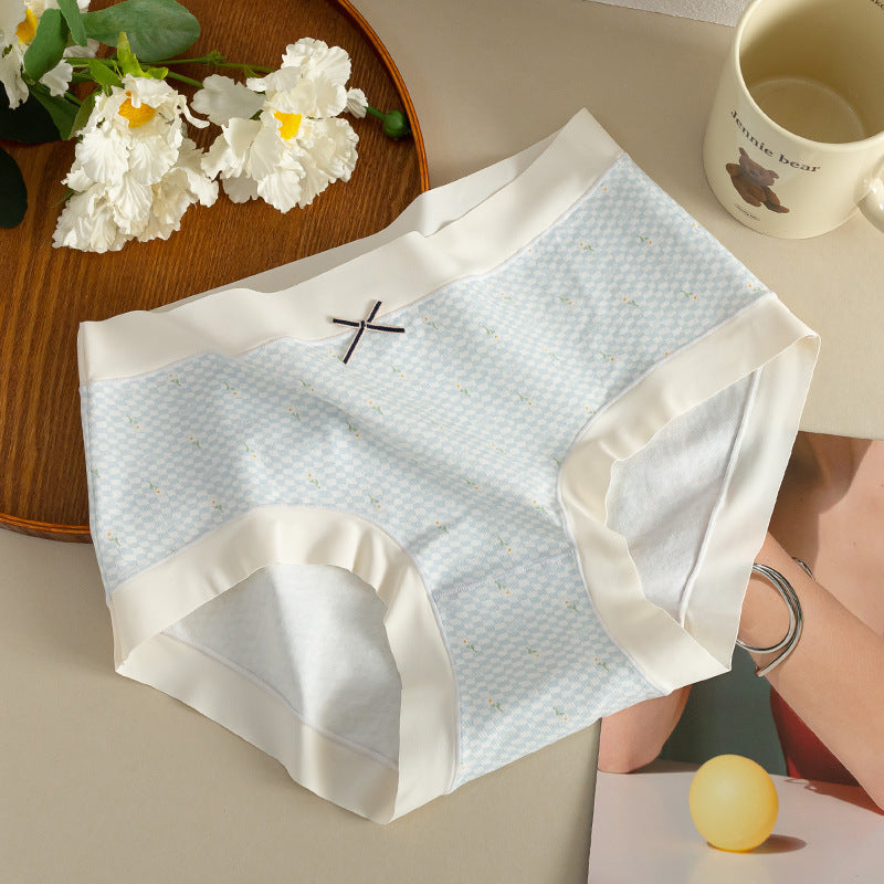 printed cute cotton seamless underwear