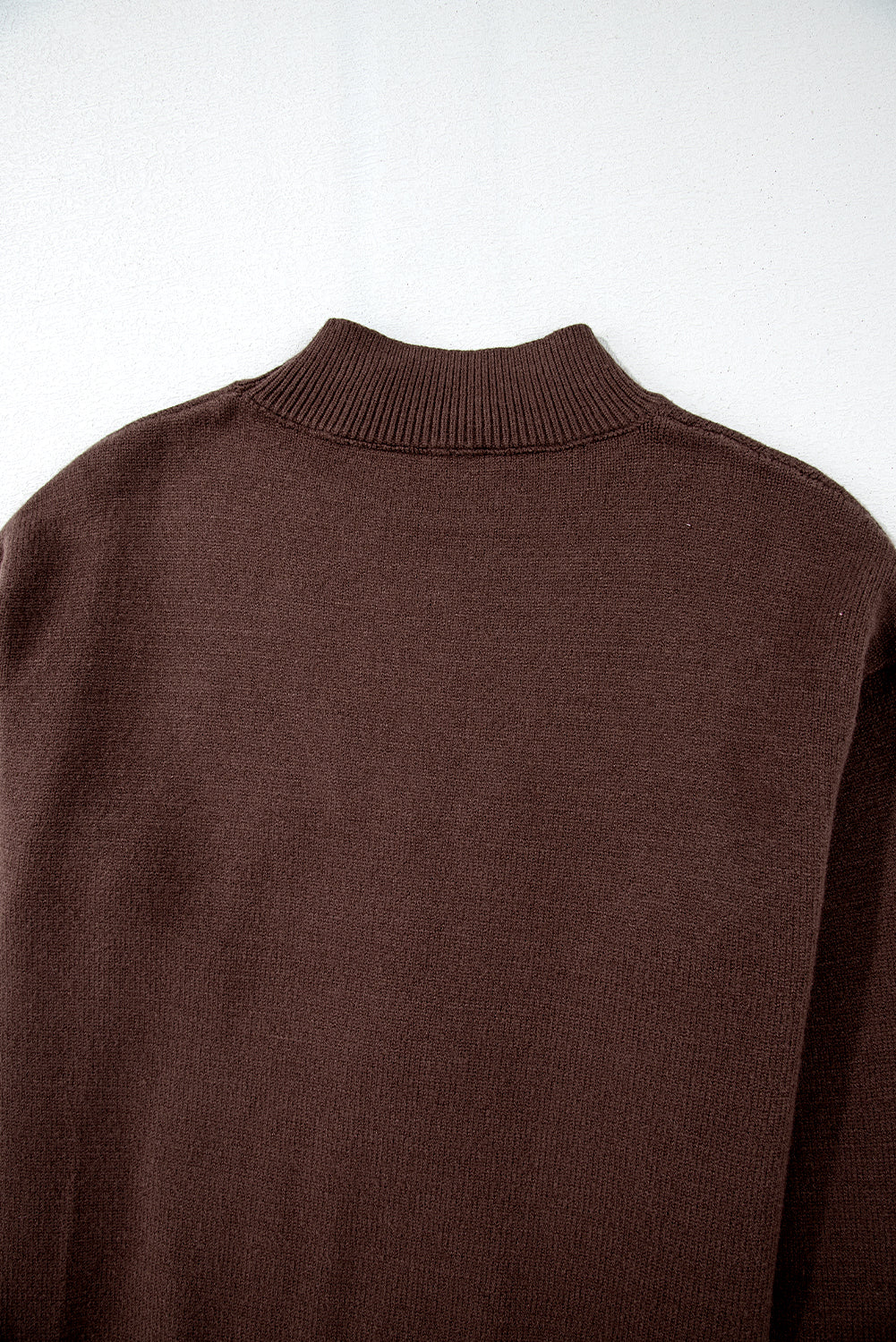 coffee western howdy boot graphic high neck sweater